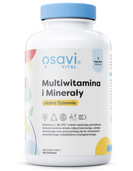 Multiwitamina i Minerały Jedna Dziennie - 180 caps | Osavi