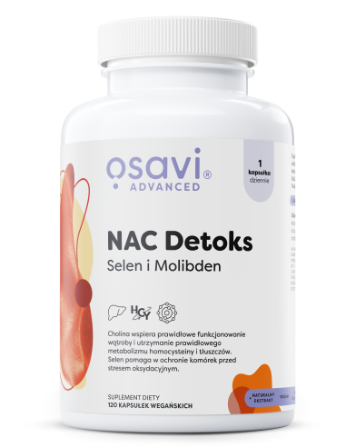 NAC Detoks, Selen i Molibden - 120 vegan caps |...
