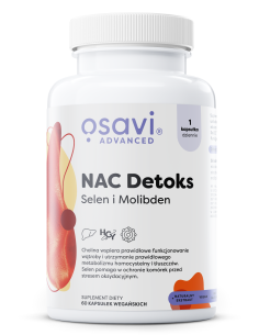 NAC Detoks, Selen i Molibden - 60 vegan caps | Osavi