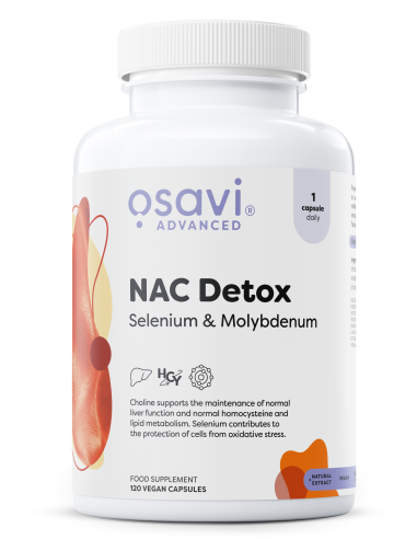 NAC Detox, Selenium & Molybdenum - 120 vegan...