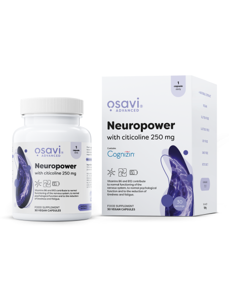 Neuropower with Citicoline, 250mg - 30 vegan caps | Osavi