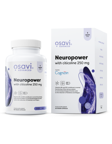 Neuropower with Citicoline, 250mg - 60 vegan...