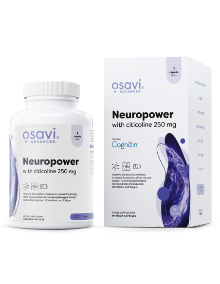 Neuropower with Citicoline, 250mg - 90 vegan caps | Osavi