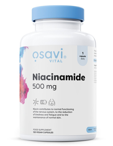Niacinamide, 500mg - 120 vegan caps | Osavi