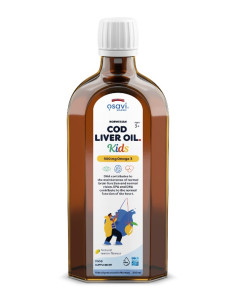 Norwegian Cod Liver Oil Kids, 500mg Omega 3 (Lemon) - 250...