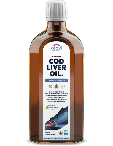 Norwegian Cod Liver Oil, 1000mg Omega 3...