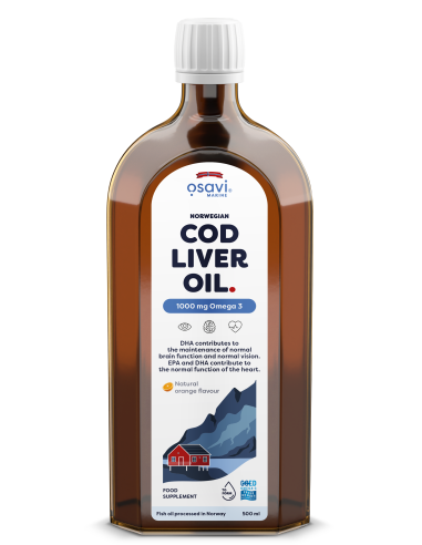 Norwegian Cod Liver Oil, 1000mg Omega 3...