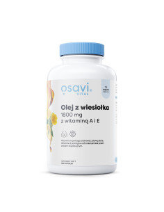 Olej z Wiesiołka z Witaminą A i E, 1800mg - 180 softgels...