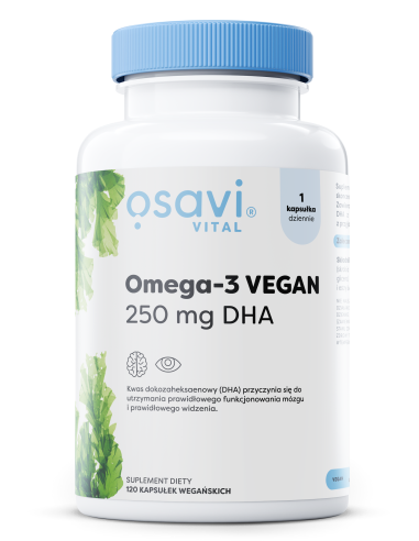 Omega-3 Vegan (Vital), 250mg DHA - 120 vegan...