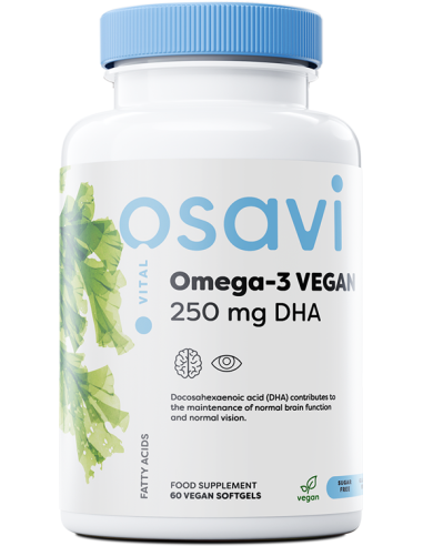 Omega-3 Vegan, 250mg DHA - 60 vegan softgels |...