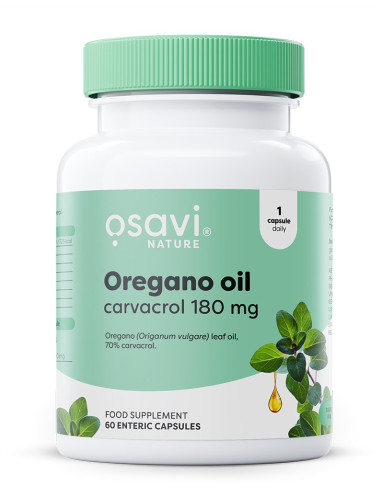 Oregano Oil Carvacrol, 180mg - 60 enteric caps...