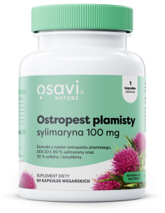 Ostropest Plamisty, Sylimaryna 100mg - 60 vegan caps | Osavi