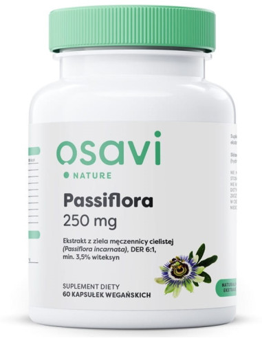 Passiflora (Nature), 250mg - 60 vegan caps | Osavi