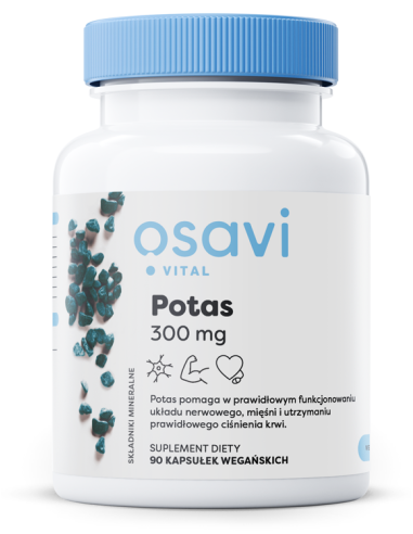 Potas, 300mg - 90 vegan caps | Osavi