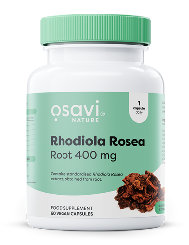 Rhodiola Rosea Root, 400mg - 60 vegan caps | Osavi