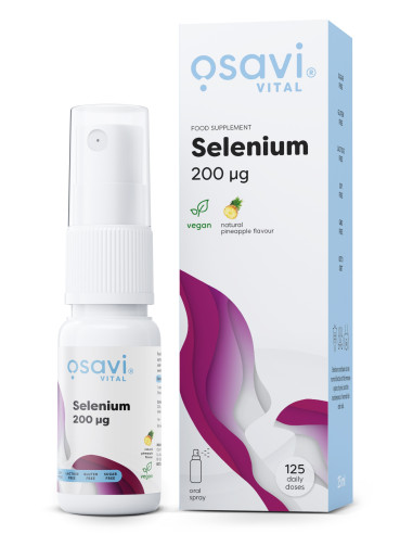 Selenium Oral Spray, 200mcg (Pineapple) - 25...