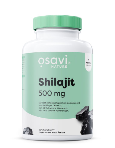 Shilajit (Nature), 500mg - 120 vegan caps | Osavi