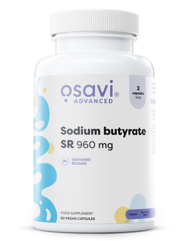 Sodium butyrate SR, 960mg - 60 vegan capsules |...