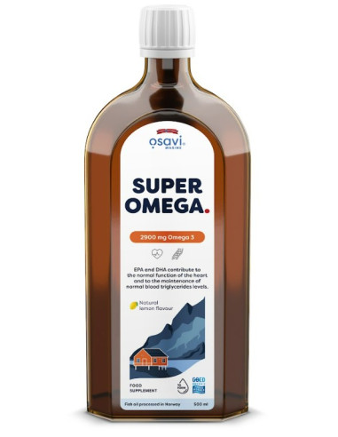 Super Omega, 2900mg Omega 3 (Lemon) - 500 ml. |...