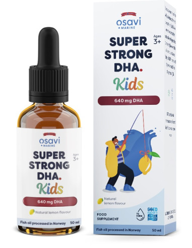 Super Strong DHA Kids, 640mg DHA (Lemon) - 50...