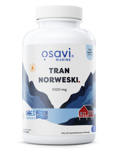 Tran Norweski Kapsułki, 1000mg (Cytryna) - 180 softgels |...