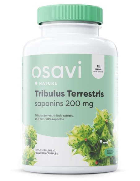 Tribulus Terrestris, Saponins 200mg - 180 vegan caps | Osavi