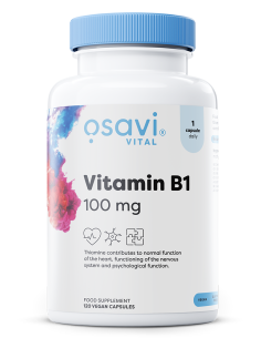 Vitamin B1, 100mg - 120 vegan caps  | Osavi