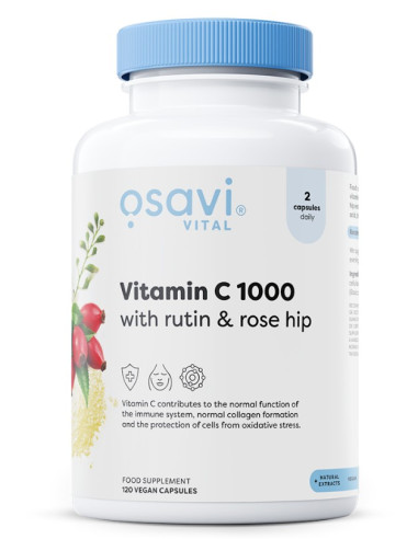 Vitamin C1000 with Rutin & Rose Hip - 120 vegan...