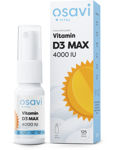 Vitamin D3 Oral Spray, MAX 4000IU - 12.5 ml. | Osavi