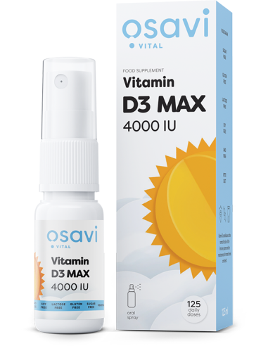 Vitamin D3 Oral Spray, MAX 4000IU - 12.5 ml. |...