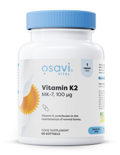 Vitamin K2 MK-7, 100mcg - 60 softgels | Osavi