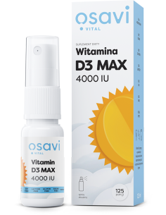 Witamina D3 Spray Doustny, MAX 4000IU - 12.5 ml. | Osavi