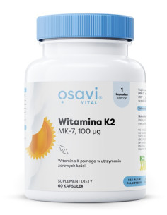 Witamina K2 MK-7, 100mcg - 60 softgels | Osavi