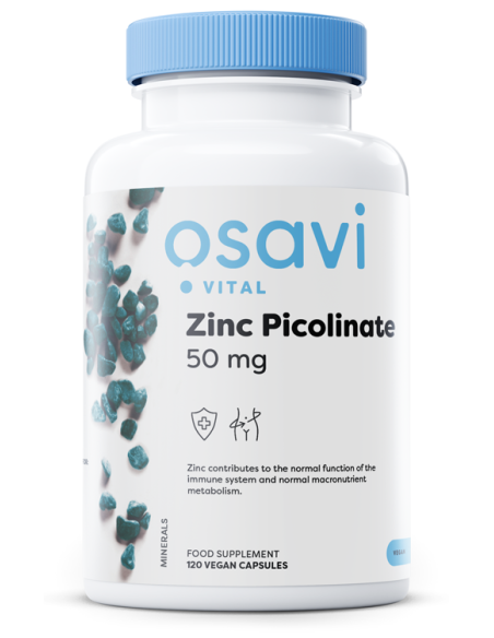 Zinc Picolinate, 50mg - 120 vegan caps | Osavi