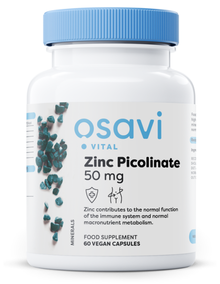 Zinc Picolinate, 50mg - 60 vegan caps | Osavi