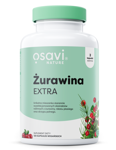 Żurawina EXTRA - 120 vegan caps | Osavi