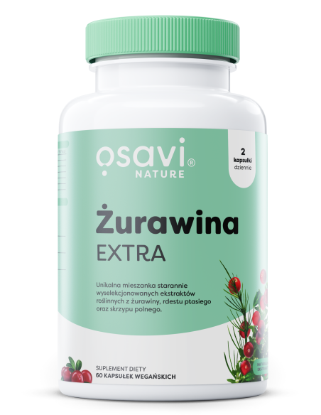 Żurawina EXTRA - 60 vegan caps | Osavi