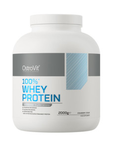 100% Whey Protein, Strawberry Cream - 2000g | OstroVit