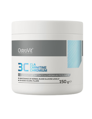 3C CLA Carnitine Chromium, Kiwi - 150g | OstroVit