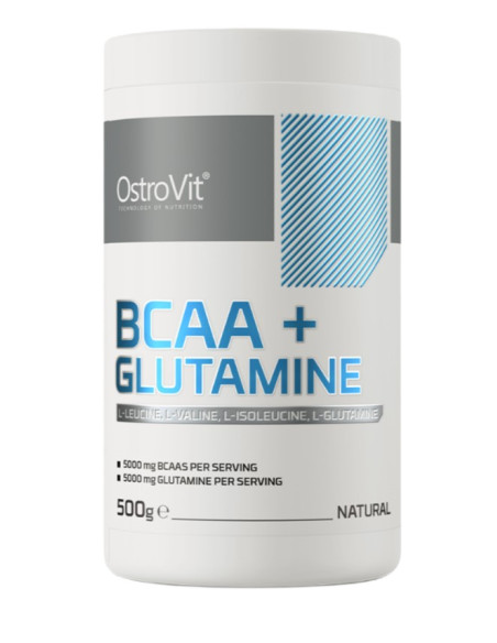 BCAA + Glutamine, Natural - 500g | OstroVit