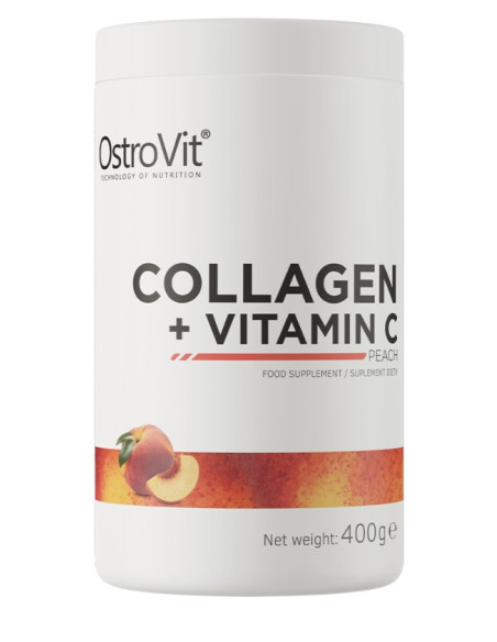 Collagen + Vitamin C, Peach - 400g | OstroVit