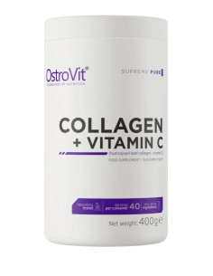Collagen + Vitamin C, Supreme Pure - 400g | OstroVit