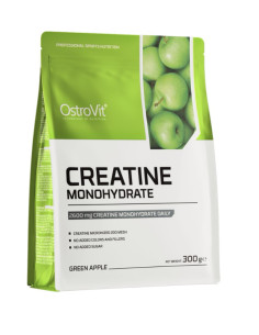 Creatine Monohydrate, Green Apple - 300g | OstroVit
