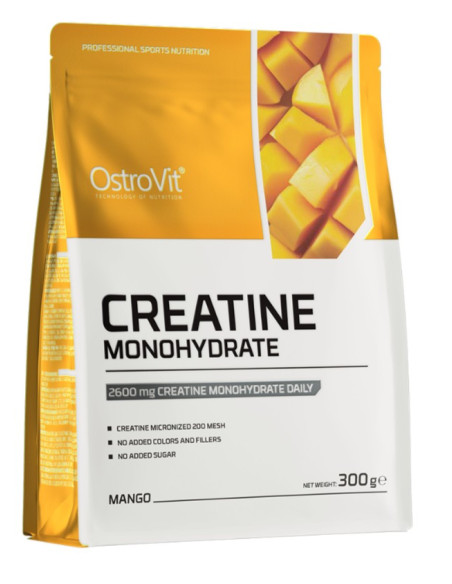 Creatine Monohydrate, Mango - 300g | OstroVit
