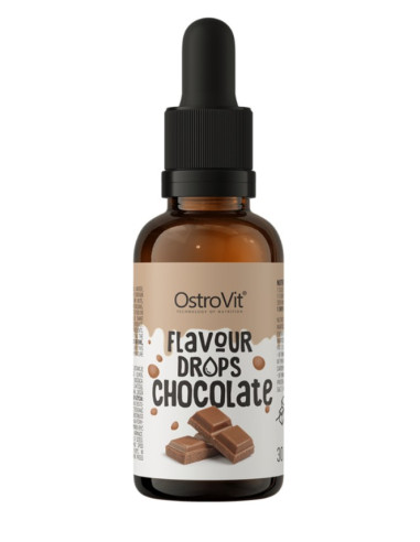 Flavour Drops, Chocolate - 30ml. | OstroVit