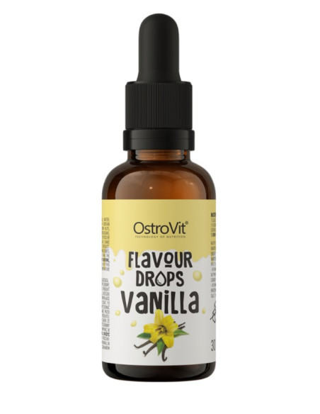 Flavour Drops, Vanilla - 30ml. | OstroVit