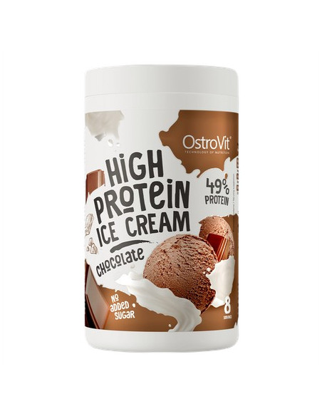 High Protein Ice Cream, Chocolate - 400g | OstroVit