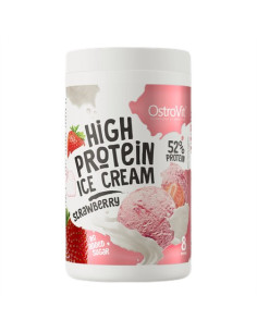 High Protein Ice Cream, Strawberry - 400g | OstroVit