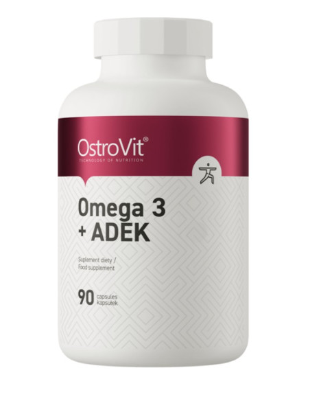 Omega 3 + ADEK - 90 caps | OstroVit
