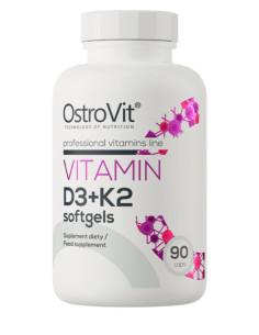 Vitamin D3 + K2 - 90 softgels | OstroVit